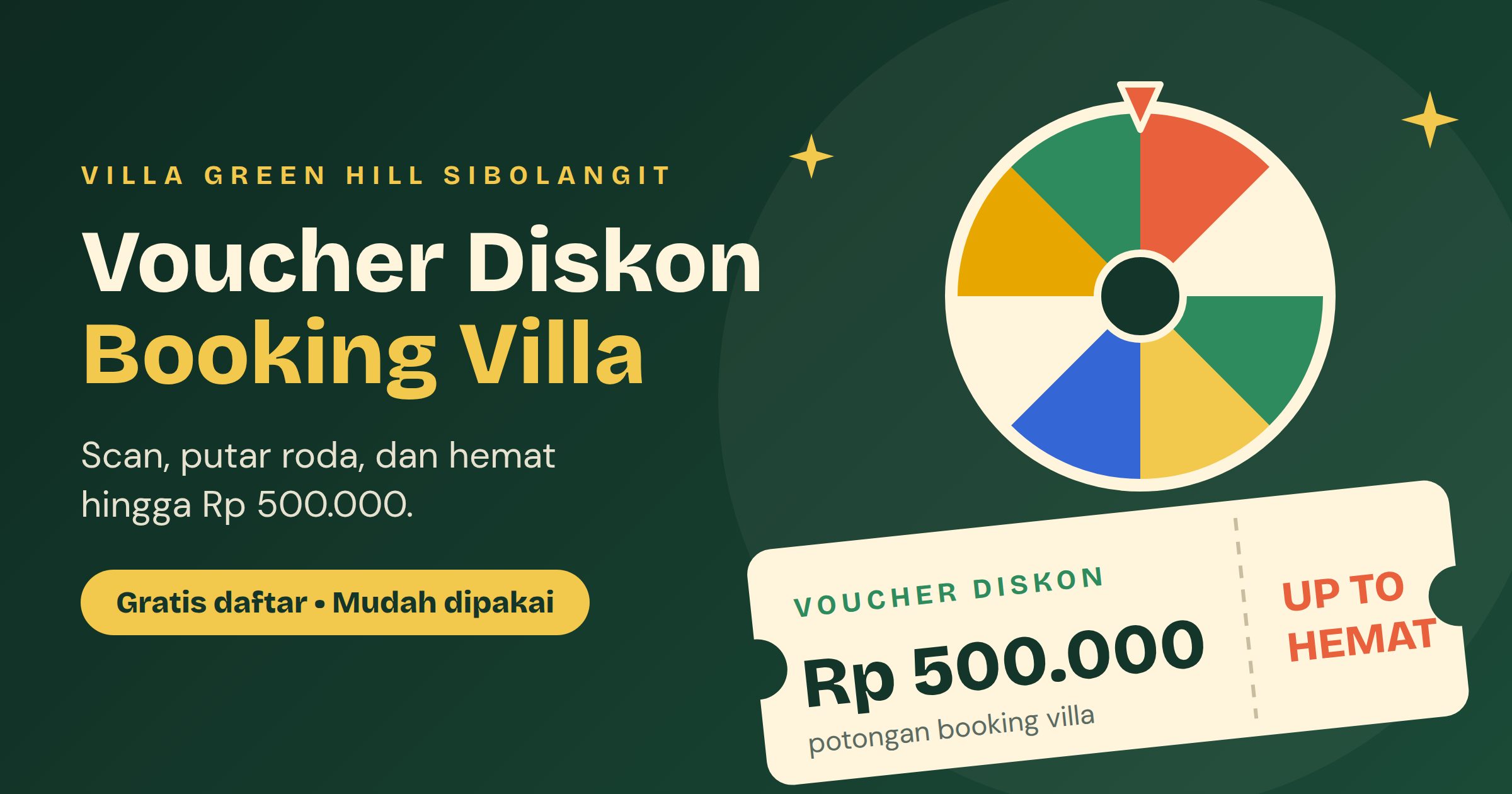 Voucher Diskon Booking Villa Green Hill: Cara Dapat, Pakai & Syaratnya